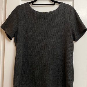 Black & dark gray Blouse